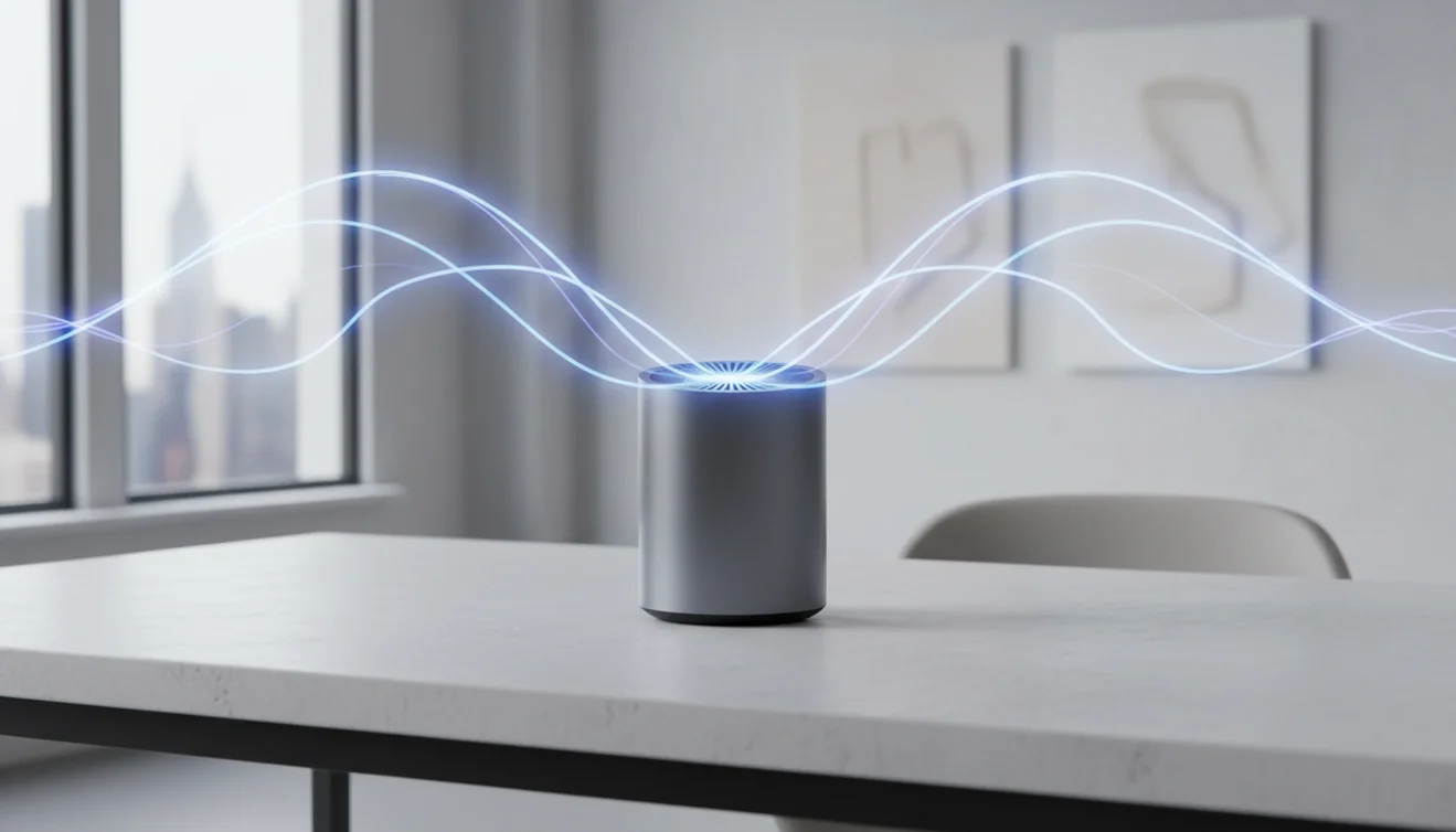 Loud alarm sound through speakers for effective wake-up