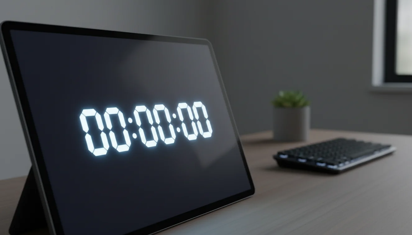 Free online timer alarm notification when countdown finishes